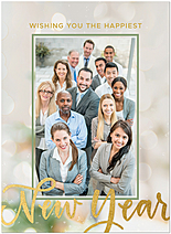 Select a verse or write your own. New Year Photo Card D2636U-4B